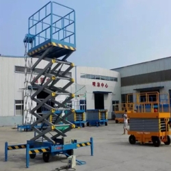 18m mobile scissor lift table