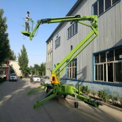 Hydraulic spider lift 12m