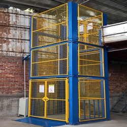 vertical platform elevator for goods